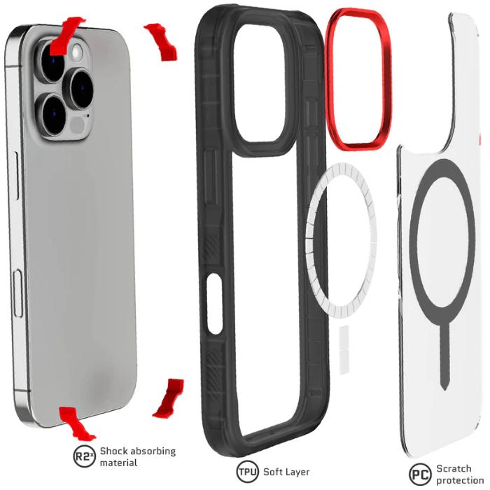 Ghostek Covert 7 Protection Case for iPhone 16 Pro 6.3" (2024)