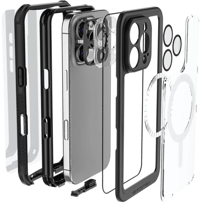 Ghostek Nautical 4 Extreme Waterproof Case for iPhone 16 Pro 6.3" (2024) with Holster