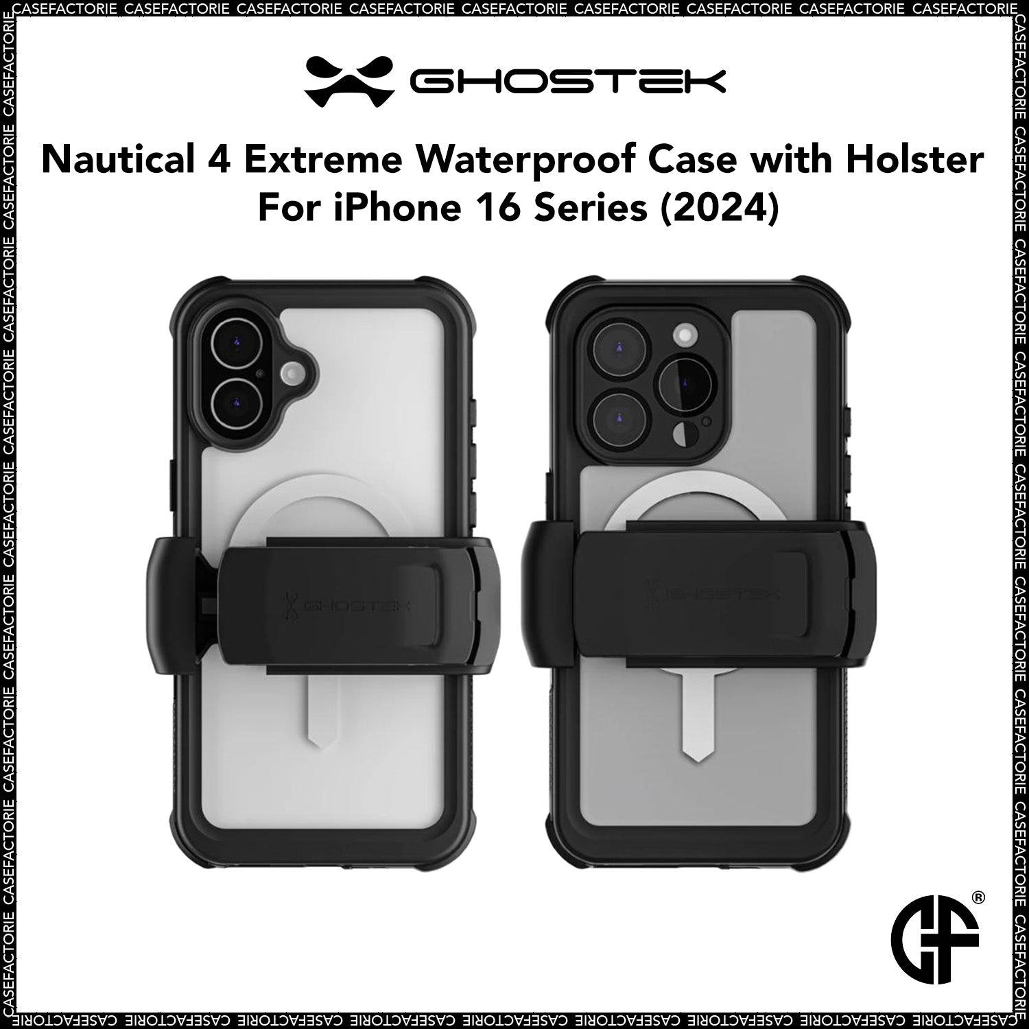 Shop and buy Ghostek Nautical 4 Extreme Waterproof Case iPhone 16 Plus 6.7" (2024) with Holster MagSafe Shockproof| Casefactorie® online with great deals and sales prices with fast and safe shipping. Casefactorie is the largest Singapore official authorised retailer for the largest collection of mobile premium accessories.