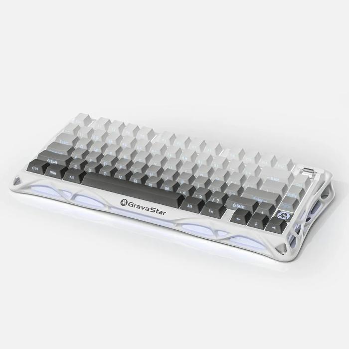 Shop and buy GravaStar Mercury K1 75% Wireless Mechanical Gaming Keyboard Tri-mode connectivity Programmable control knob| Casefactorie® online with great deals and sales prices with fast and safe shipping. Casefactorie is the largest Singapore official authorised retailer for the largest collection of mobile premium accessories.