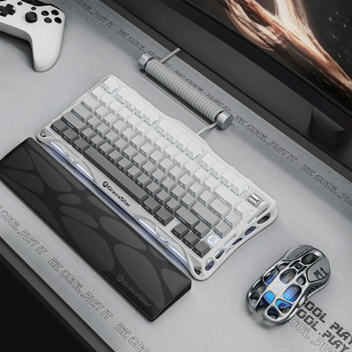 Shop and buy GravaStar Mercury K1 75% Wireless Mechanical Gaming Keyboard Tri-mode connectivity Programmable control knob| Casefactorie® online with great deals and sales prices with fast and safe shipping. Casefactorie is the largest Singapore official authorised retailer for the largest collection of mobile premium accessories.