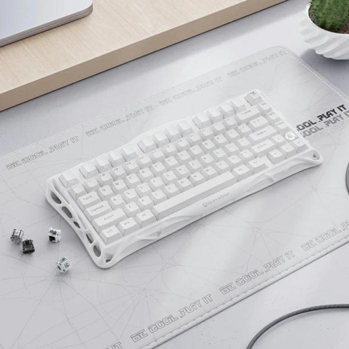 Shop and buy GravaStar Mercury K1 Lite 75% Wireless Mechanical Gaming Keyboard Tri-mode connectivity Programmable control knob| Casefactorie® online with great deals and sales prices with fast and safe shipping. Casefactorie is the largest Singapore official authorised retailer for the largest collection of mobile premium accessories.