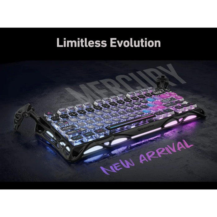 GravaStar Mercury K1 Pro 75% Wireless Mechanical Gaming Keyboard