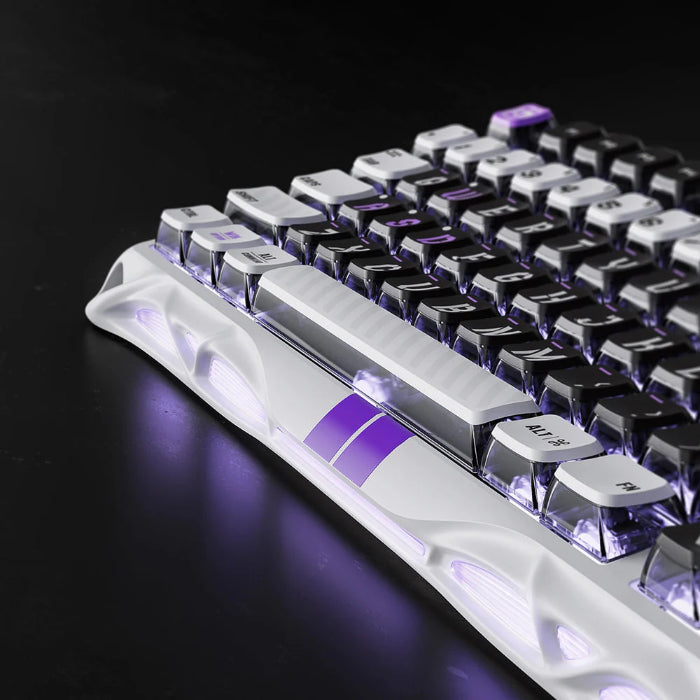Mecha Gray GravaStar Mercury V75 75% Hall Effect Magnetic Switch Gaming Keyboard on a dark background