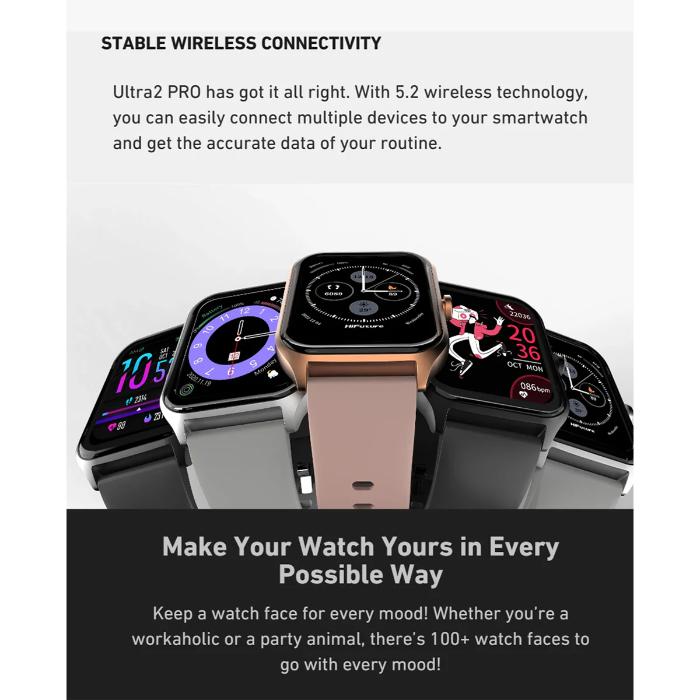 Shop and buy HIFUTURE FutureFit Ultra2 Pro Fashion Amoled SmartWatch with Bluetooth Call, Fitness Tracker| Casefactorie® online with great deals and sales prices with fast and safe shipping. Casefactorie is the largest Singapore official authorised retailer for the largest collection of mobile premium accessories.