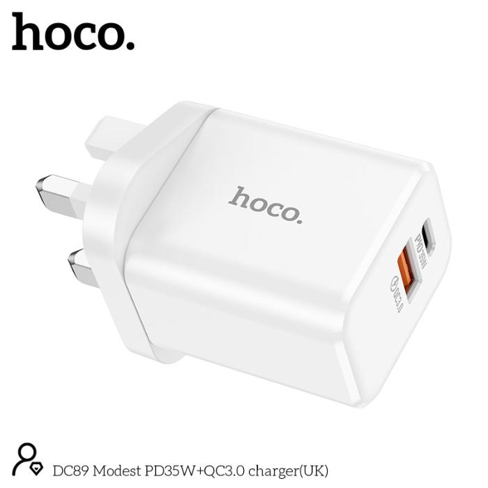 Shop and buy HOCO DC89 PD 35W Dual Port (1C1A) Fast Charging Charger| Casefactorie® online with great deals and sales prices with fast and safe shipping. Casefactorie is the largest Singapore official authorised retailer for the largest collection of mobile premium accessories.