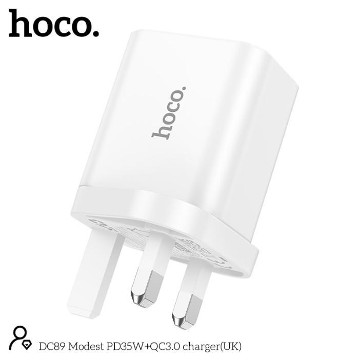 Shop and buy HOCO DC89 PD 35W Dual Port (1C1A) Fast Charging Charger| Casefactorie® online with great deals and sales prices with fast and safe shipping. Casefactorie is the largest Singapore official authorised retailer for the largest collection of mobile premium accessories.