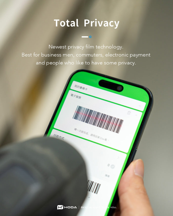 Hoda Matte Anti-Peeper (Privacy) with Anti-Reflection Tempered Glass for iPhone 17 Pro (2025)