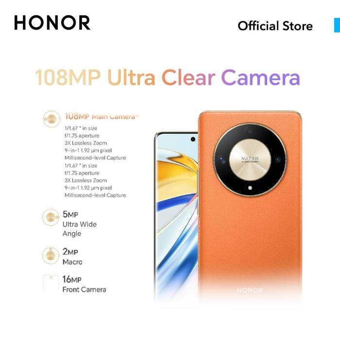 Shop and buy HONOR X9b 5G Smartphone - 20GB (12+8) 256GB 5800mAh 108MP Ultra Clear Camera| Casefactorie® online with great deals and sales prices with fast and safe shipping. Casefactorie is the largest Singapore official authorised retailer for the largest collection of smartphones and mobile premium accessories.
