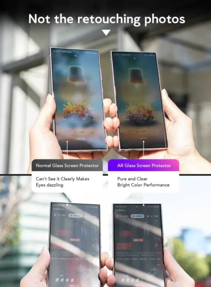 Hoda Full Coverage Tempered Glass Screen Protector for Samsung Galaxy S26 Ultra (2026)