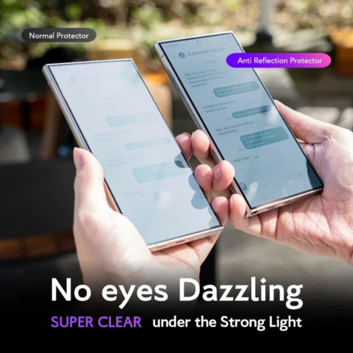 Hoda Full Coverage Tempered Glass Screen Protector for Samsung Galaxy S26 Ultra (2026)