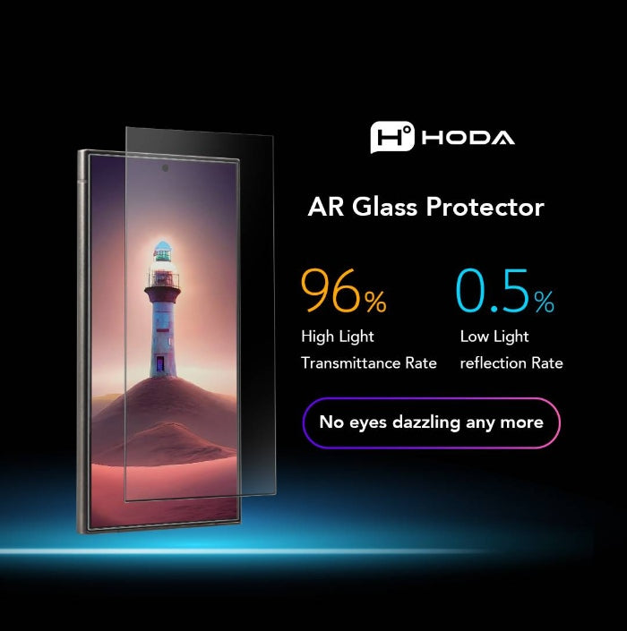 Hoda Full Coverage Tempered Glass Screen Protector for Samsung Galaxy S26 Ultra (2026)