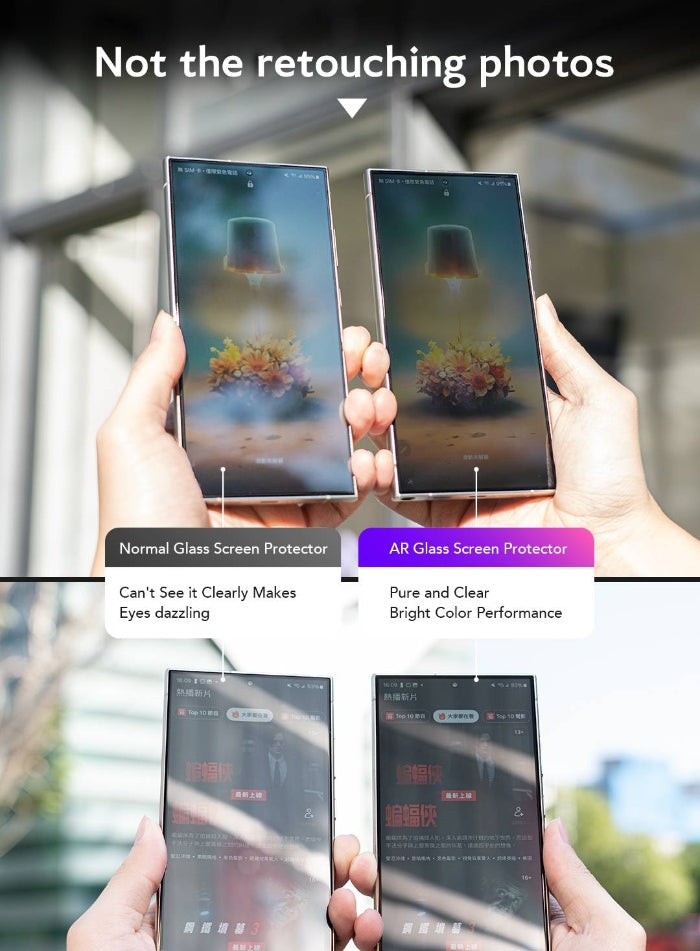 Hoda Full Coverage Tempered Glass Screen Protector for Samsung Galaxy S26 Ultra (2026)