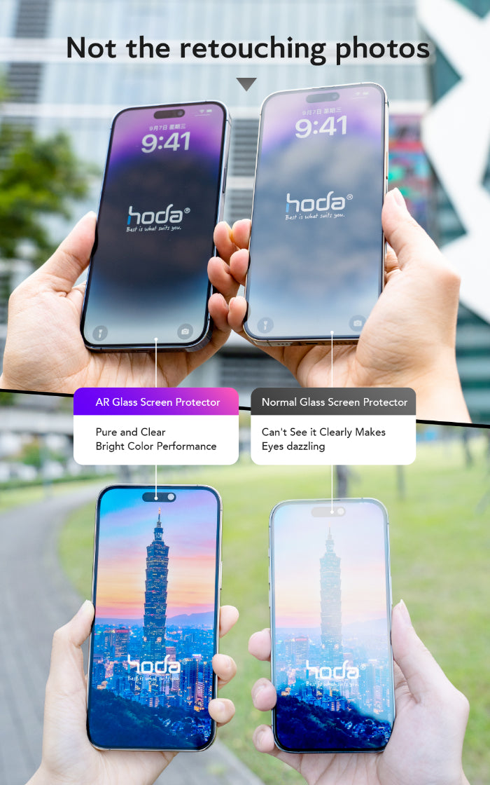 Hoda Full Coverage Tempered Glass Screen Protector for iPhone 17 Pro Max (2025)