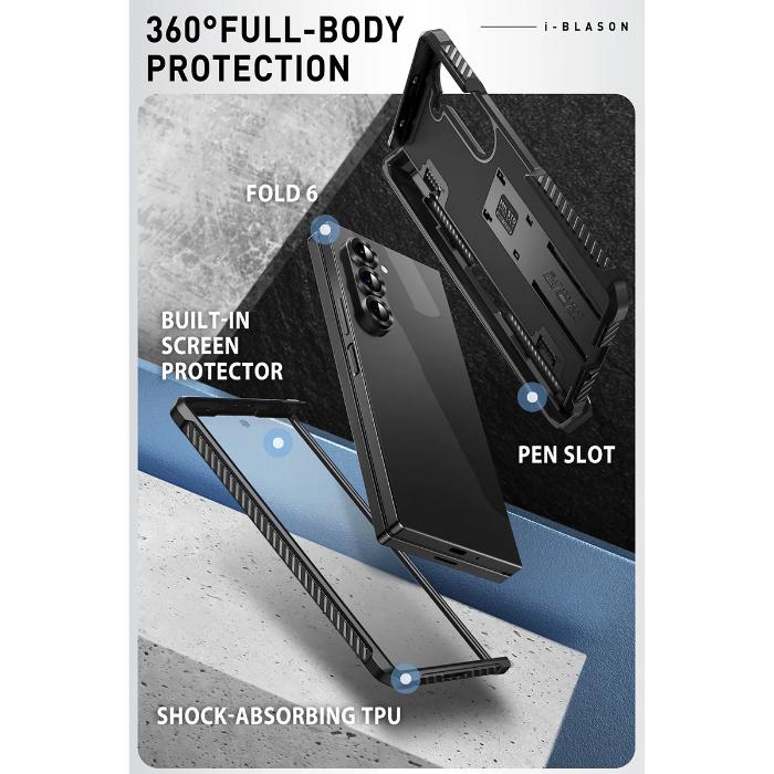 Shop and buy i-Blason Armorbox Full-Body Rugged Holster Case Samsung Galaxy Z Fold 6 (2024) Built-in Screen Protector| Casefactorie® online with great deals and sales prices with fast and safe shipping. Casefactorie is the largest Singapore official authorised retailer for the largest collection of mobile premium accessories.