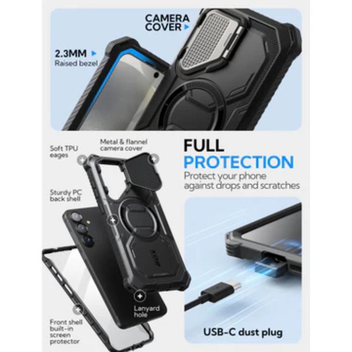 i-Blason Armorbox Case for Samsung Galaxy S25 (2025) with 2 Set Built-in Screen Protector