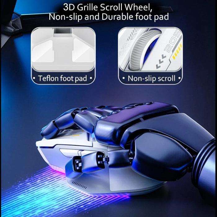 Shop and buy INPHIC IN9 Tri-Mode Wireless Mouse Rechargeable RGB Gaming Mice 10000DPI Programmable Button Optical Sensor Mouse| Casefactorie® online with great deals and sales prices with fast and safe shipping. Casefactorie is the largest Singapore official authorised retailer for the largest collection of mobile premium accessories.