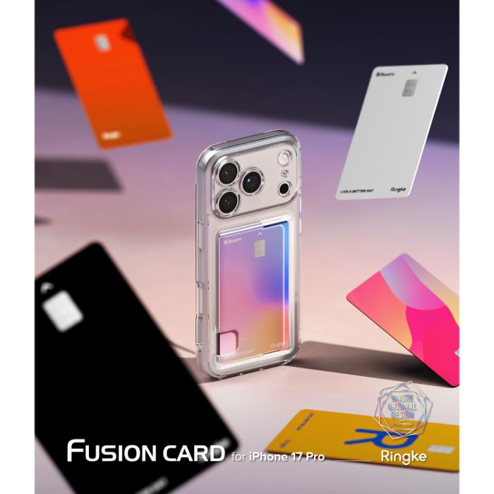 RINGKE Fusion Card Case for iPhone 17 Pro 6.3" (2025)