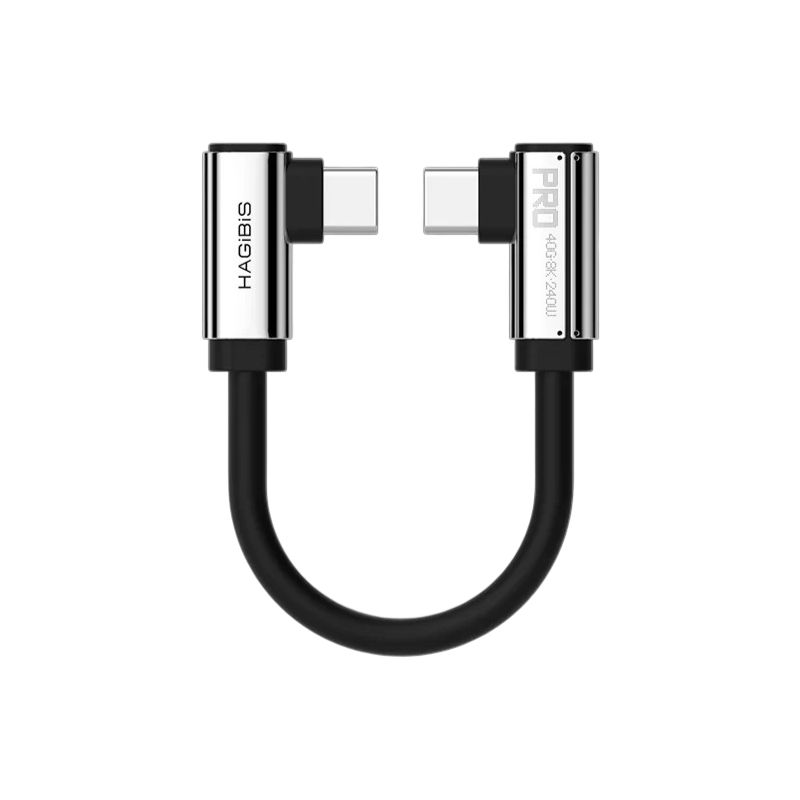 HAGIBIS UAF10B 240W Type-C Full-Featured Cable 80Gbps 8K,15cm