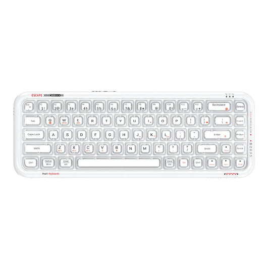 MOFII Pearl Series Tri-Mode RGB Backlit Mechanical Keyboard,68 Key