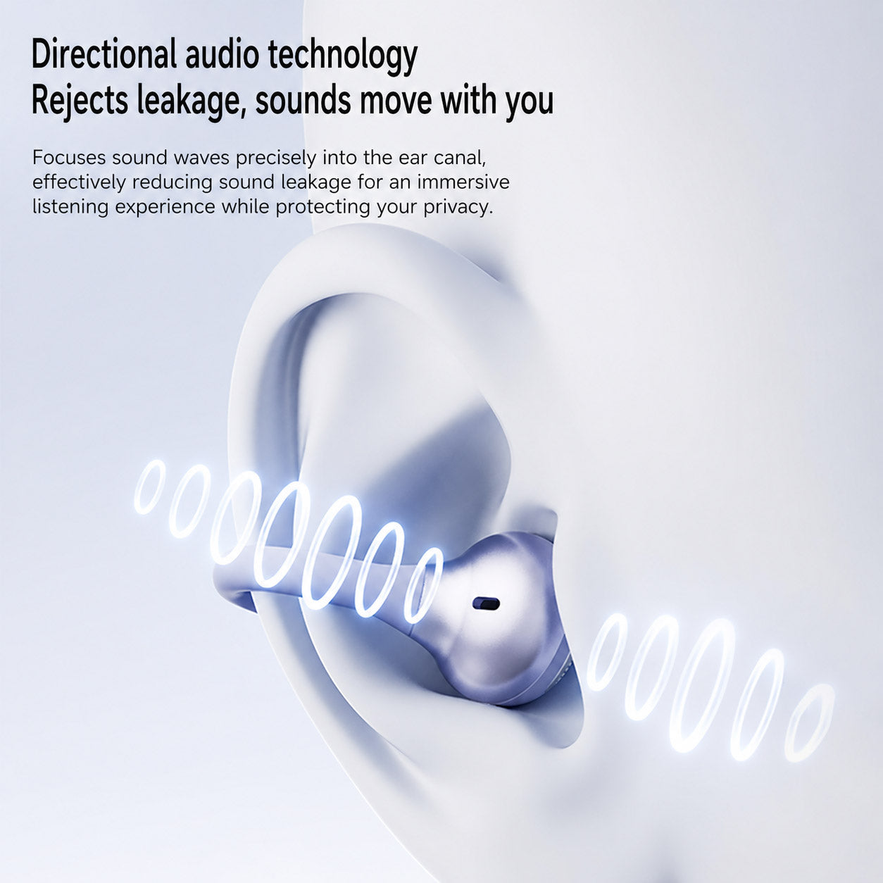 WOPOW OWS28 BT6.0 AI Open‑Ear Clip‑on True Wireless Stereo Earphones