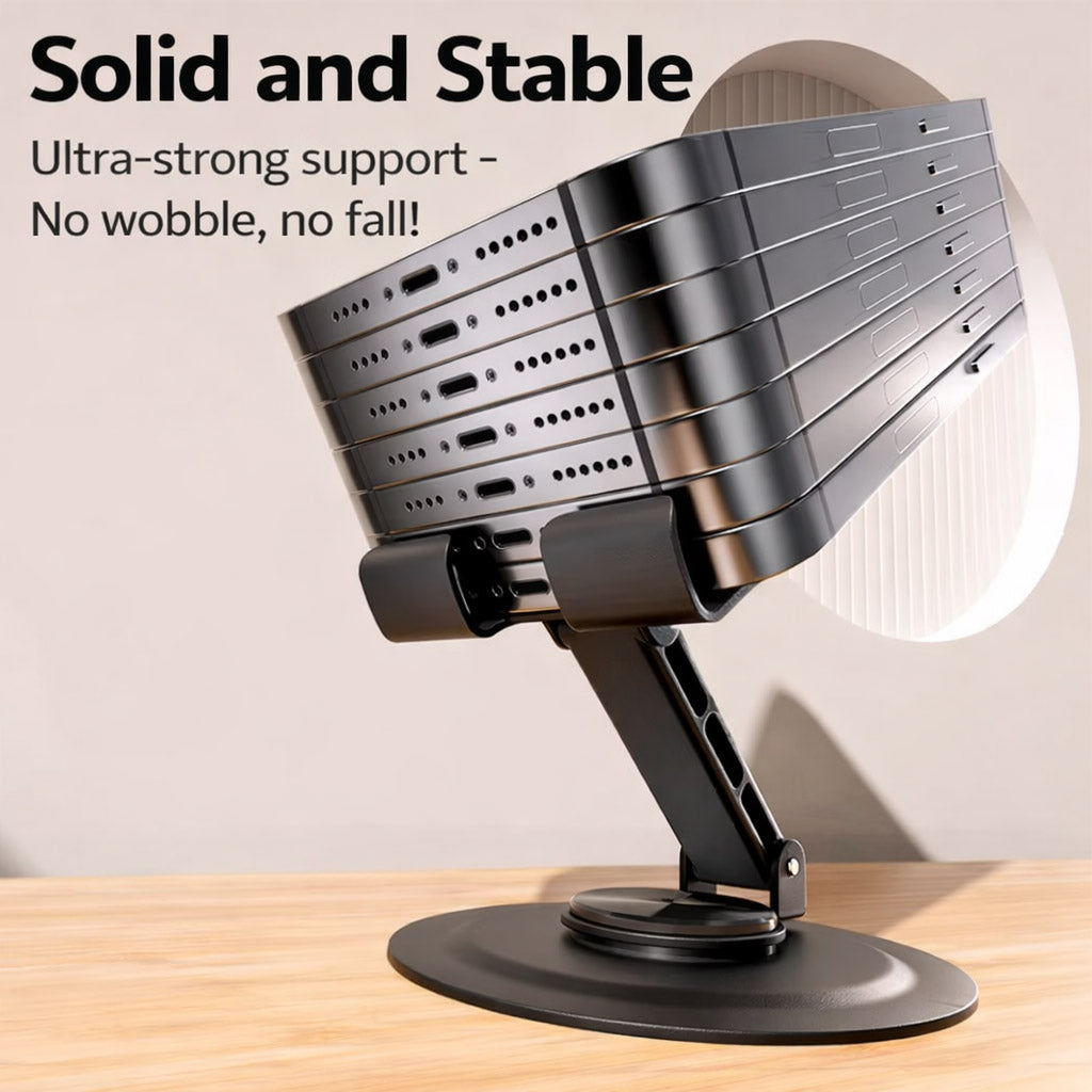 O2W Selection BASEMO BMZJ013 Metal Rotating Phone Holder
