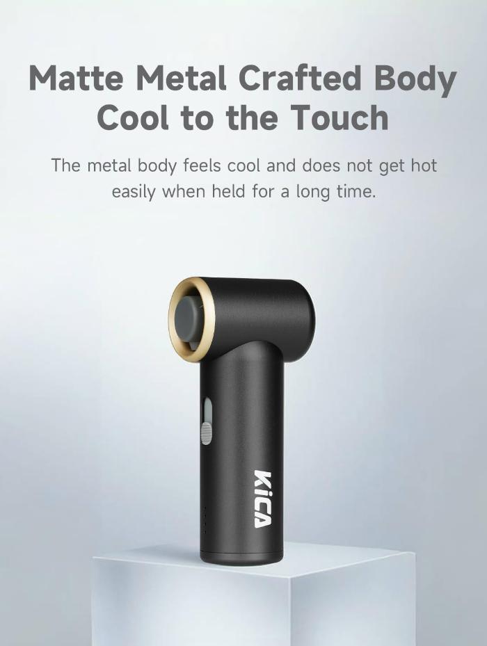 KiCA Ultra-Compact & Portable Jet Fan Mini with 14Hrs Long Time Battery