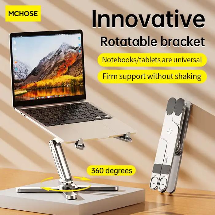 Shop and buy MCHOSE N86 Adjustable Laptop Stand with 360 Rotating Base Effective heat dissipation 6 adjustable angles| Casefactorie® online with great deals and sales prices with fast and safe shipping. Casefactorie is the largest Singapore official authorised retailer for the largest collection of mobile premium accessories.