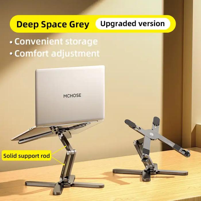 Shop and buy MCHOSE N86 Adjustable Laptop Stand with 360 Rotating Base Effective heat dissipation 6 adjustable angles| Casefactorie® online with great deals and sales prices with fast and safe shipping. Casefactorie is the largest Singapore official authorised retailer for the largest collection of mobile premium accessories.