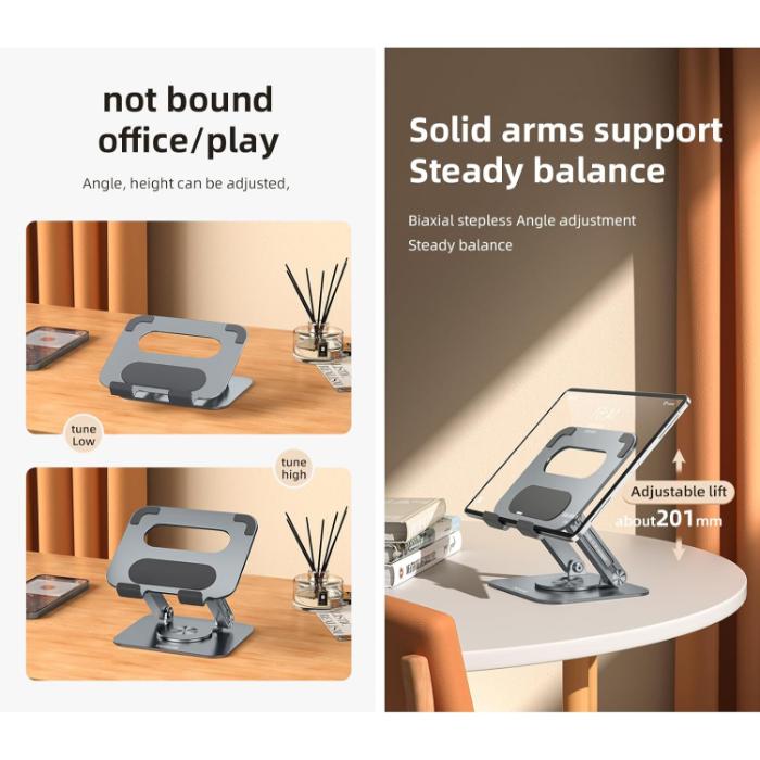 Shop and buy MCHOSE TS518 360 Rotation Tablet Stand with Adjustable Height & Heat Dissipation | Casefactorie® online with great deals and sales prices with fast and safe shipping. Casefactorie is the largest Singapore official authorised retailer for the largest collection of mobile premium accessories.