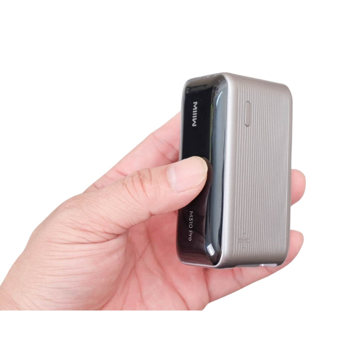 MIIIW M310 Pro 45W 10000mAh Digital Display Fast Charging Power Bank with Built-in Cable