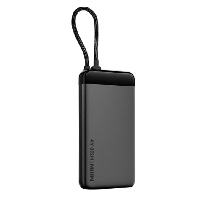 MIIIW M320 Air 55W 20000mAh Ultrathin Power Bank with Built-in Cable