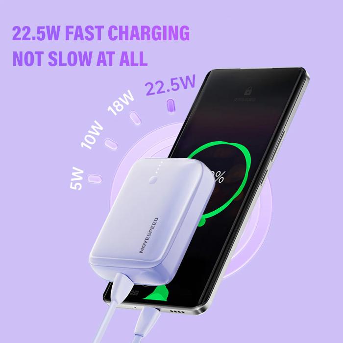 Shop and buy MOVESPEED YSPBQ10 22.5W 10000mAh Wireless Power Bank| Casefactorie® online with great deals and sales prices with fast and safe shipping. Casefactorie is the largest Singapore official authorised retailer for the largest collection of mobile premium accessories.