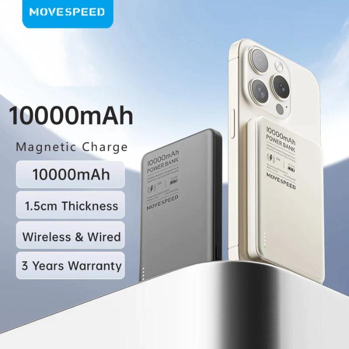 Shop and buy MOVESPEED Blade 15W Mag-netic 10000mAh Super Slim Ultra-Light Portable Power Bank Fast Charging USB-C Battery Indicator| Casefactorie® online with great deals and sales prices with fast and safe shipping. Casefactorie is the largest Singapore official authorised retailer for the largest collection of mobile premium accessories.