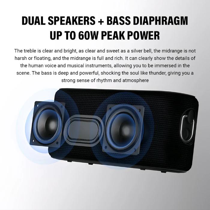 Shop and buy MUSIC LEGEND V26 360° Stereo Sound Bluetooth 5.3 Speaker Powerful sound quality Audiophile-grade bass| Casefactorie® online with great deals and sales prices with fast and safe shipping. Casefactorie is the largest Singapore official authorised retailer for the largest collection of mobile premium accessories.