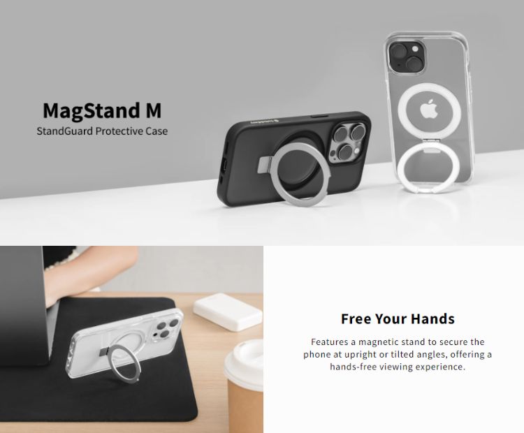 Shop and buy SwitchEasy MagStand M Mag Grip for iPhone 15 (2023) magnetic stand design MagSafe compatible| Casefactorie® online with great deals and sales prices with fast and safe shipping. Casefactorie is the largest Singapore official authorised retailer for the largest collection of mobile premium accessories.