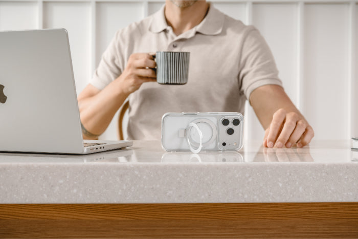 SwitchEasy MagStand M Stand Guard Protective Case for iPhone 17 6.3" (2025)