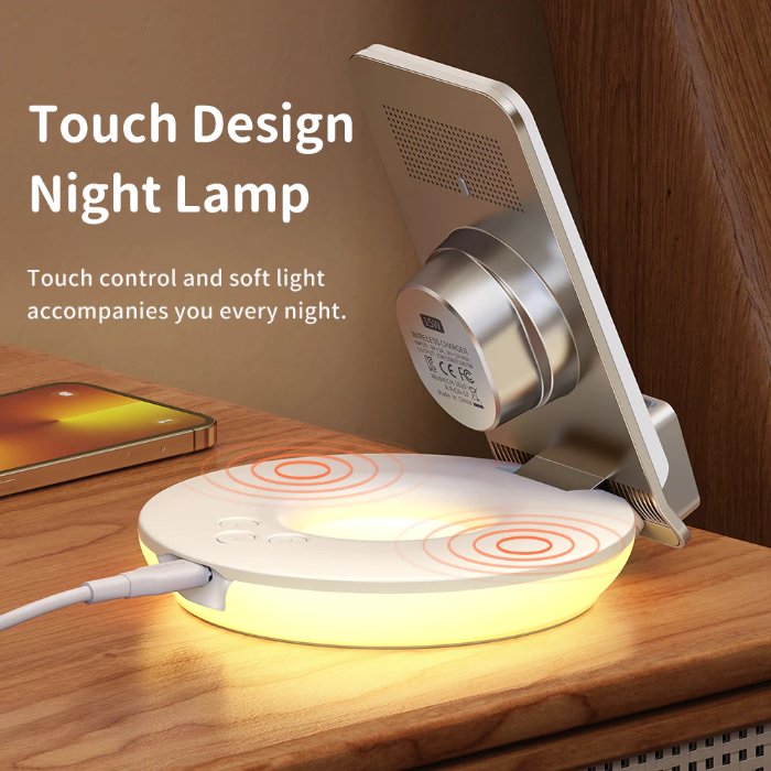 Shop and buy Mcdodo MG Series Multifunctional Desktop Wireless Charger alarm clock night lamp auto-locate charging| Casefactorie® online with great deals and sales prices with fast and safe shipping. Casefactorie is the largest Singapore official authorised retailer for the largest collection of mobile premium accessories.