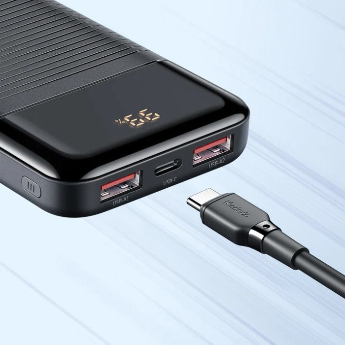 Shop and buy Mcdodo Moon Series 22.5W Digital Display Power Bank 10000mAh USB-C output and input charge 3 devices| Casefactorie® online with great deals and sales prices with fast and safe shipping. Casefactorie is the largest Singapore official authorised retailer for the largest collection of mobile premium accessories.