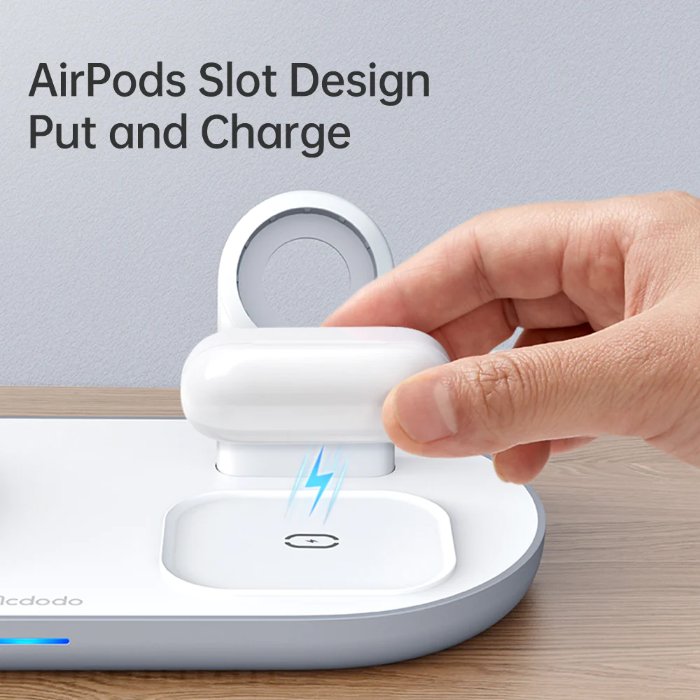 Shop and buy Mcdodo Spaceship Series 3-in-1 Wireless Charger 15W Use for USB-A Apple Watch Charger| Casefactorie® online with great deals and sales prices with fast and safe shipping. Casefactorie is the largest Singapore official authorised retailer for the largest collection of mobile premium accessories.