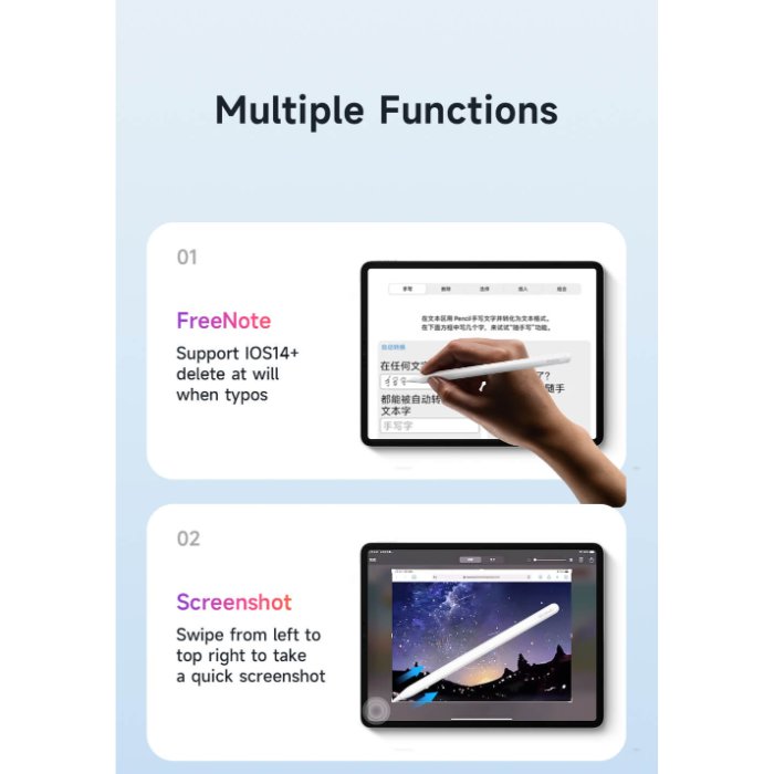 Shop and buy Mcdodo Stylus Pen for iPad (With Magnetic Charging Cable) Tilt Pressure Sensitivity 1.5mm Pen Nib| Casefactorie® online with great deals and sales prices with fast and safe shipping. Casefactorie is the largest Singapore official authorised retailer for the largest collection of mobile premium accessories.