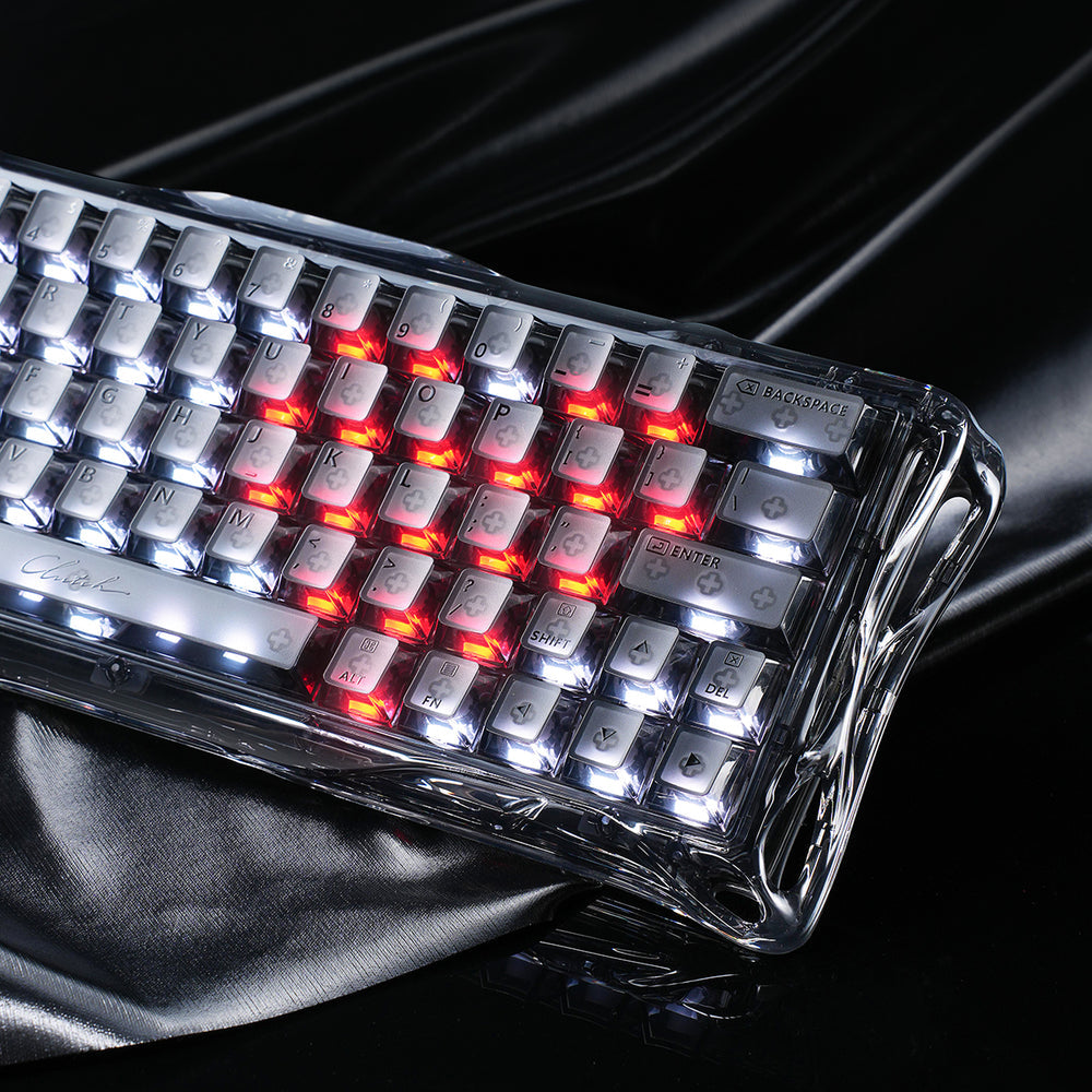 GravaStar Mercury  V60 60% Hall Effect Magnetic Switch Gaming Keyboard，Onyx Crystal