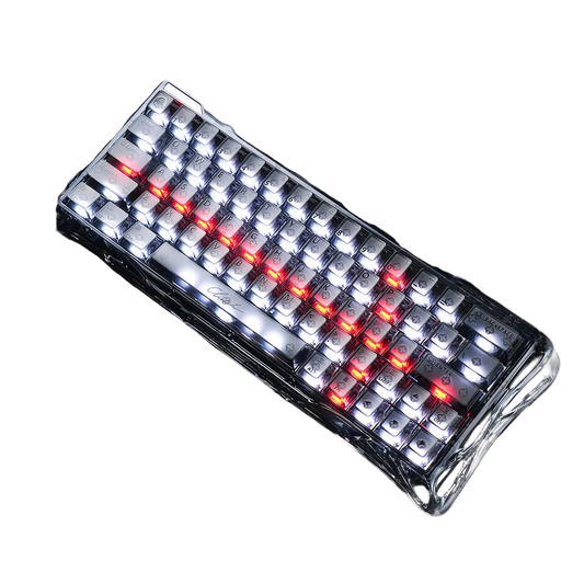 GravaStar Mercury  V60 60% Hall Effect Magnetic Switch Gaming Keyboard，Onyx Crystal