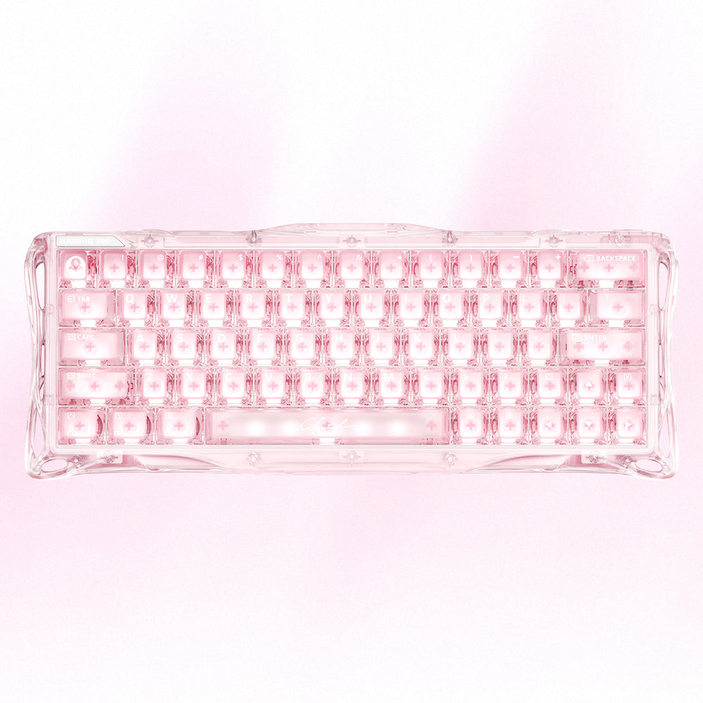 GravaStar Mercury  V60 60% Hall Effect Magnetic Switch Gaming Keyboard，Onyx Crystal