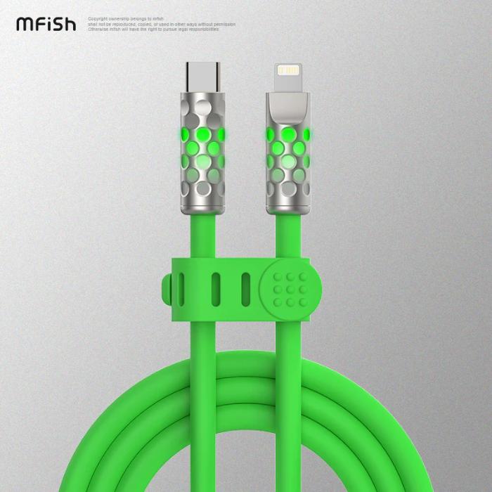 Shop and buy Mfish Electric Viper Series Led Light-up 240W with USB-C to C Charging Cable Universal Compatibility| Casefactorie® online with great deals and sales prices with fast and safe shipping. Casefactorie is the largest Singapore official authorised retailer for the largest collection of mobile premium accessories.