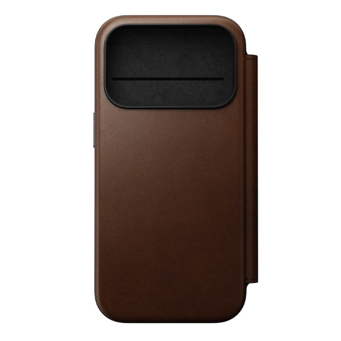NOMAD Modern Leather Folio Case for iPhone 17 Pro 6.3" (2025) by Nomad Leather