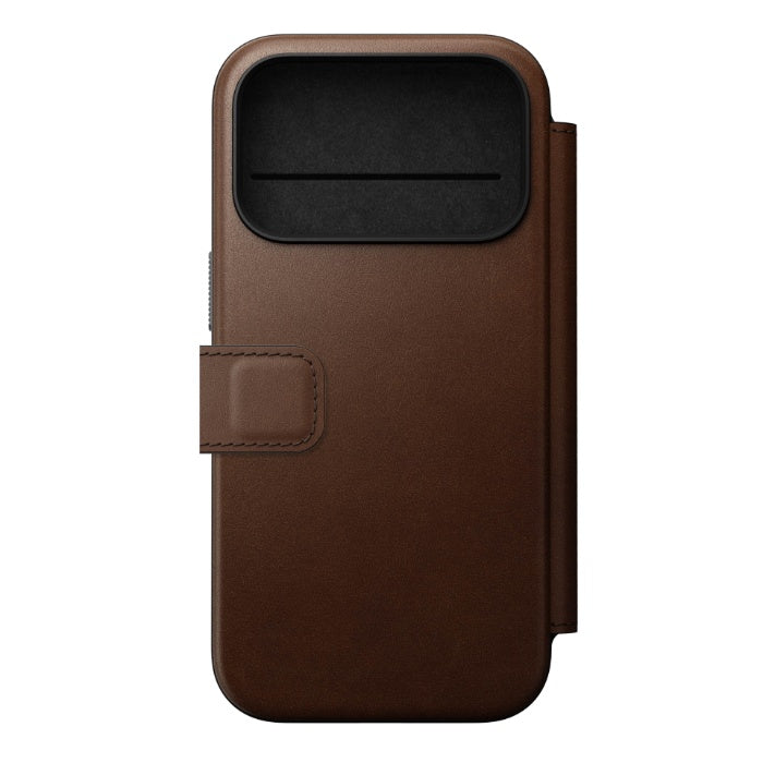 NOMAD Modern Leather Folio Case for iPhone 17 Pro 6.3