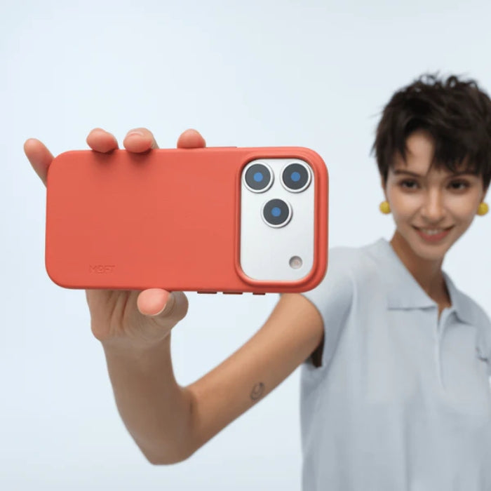 Moft Movas Leather Magnetic Snap Case for iPhone 17 Pro Max (2025)