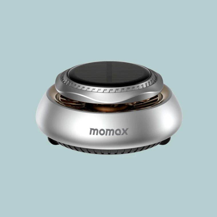 Shop and buy Momax CR2 Eco 360 Solar Car Aroma Diffuser Turbo quiet operation Heat-resistant safe under sunlight| Casefactorie® online with great deals and sales prices with fast and safe shipping. Casefactorie is the largest Singapore official authorised retailer for the largest collection of mobile premium accessories .
