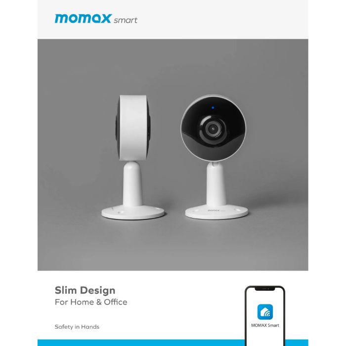 Shop and buy Momax SL2 Smart Eye IoT Rotatable IP Camera 2K resolution Motion Detection and Alerts 2-way audio| Casefactorie® online with great deals and sales prices with fast and safe shipping. Casefactorie is the largest Singapore official authorised retailer for the largest collection of mobile premium accessories.